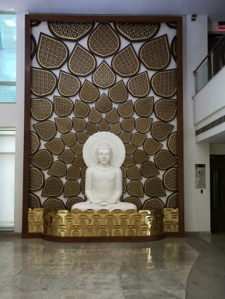 Y-walls Design_Buddha Jaali Wall_Interiors_Interior Design_Art Installation_Craft_Ministry Of External Affairs_DelhiIndia