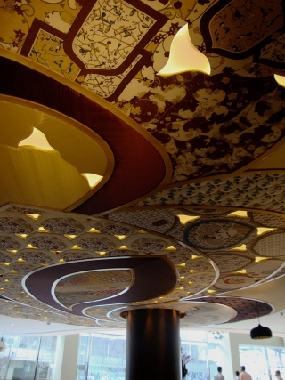 Y-walls Design_Ruby Ceiling_Interiors_Interior Design_Art Installation_India